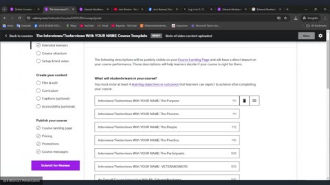 Title: Interviews/Texterviews With Your Name (The Udemy Course Creation) #4