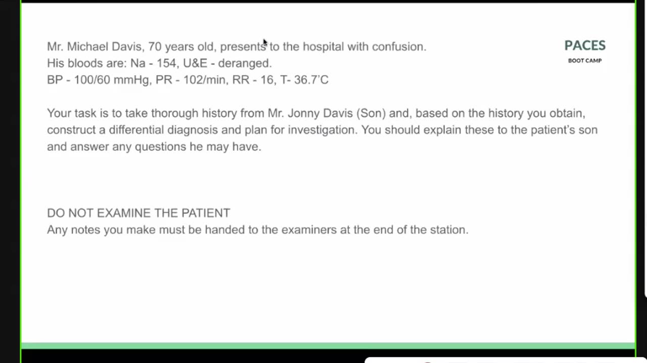 ST2.70 year old man with confusion