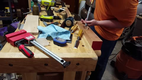 Making a Double Iron Jack Plane - Part 8 - Opening Cheeks and Cutting Eyes