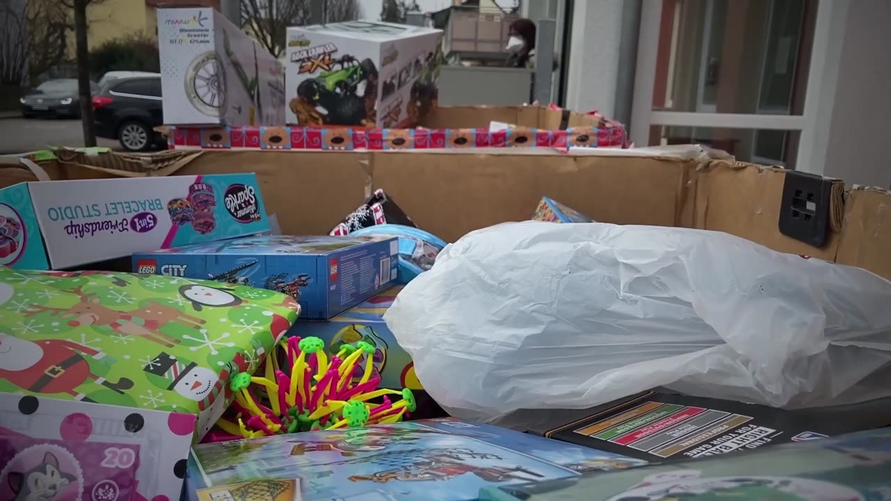 US Army Soldiers Deliver Toys to Orphanage