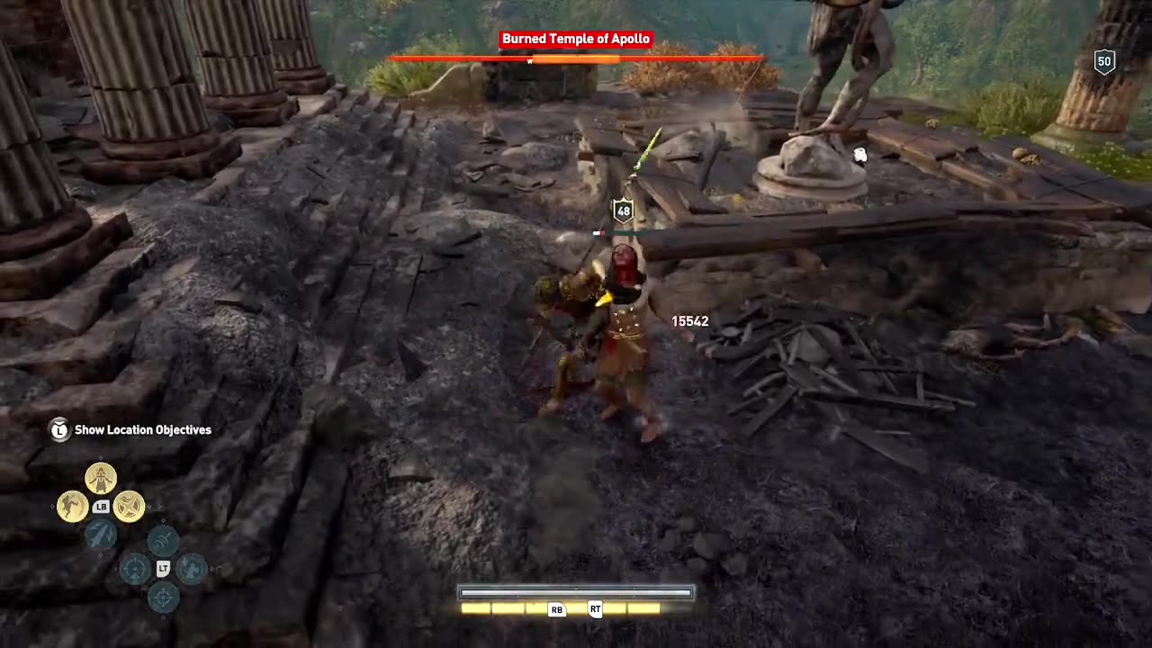 Assassin's Creed Odyssey - Burned Temple of Apollo - Location Complete
