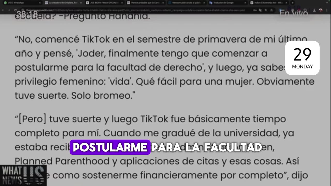 Análisis de la Noticia 29/04/24