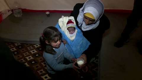 Meet the Syrian mother who gave birth after quake