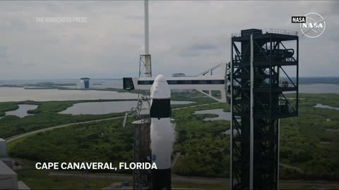 SpaceX launches rescue mission for 2 NASA astronauts who are stuck in space until next year