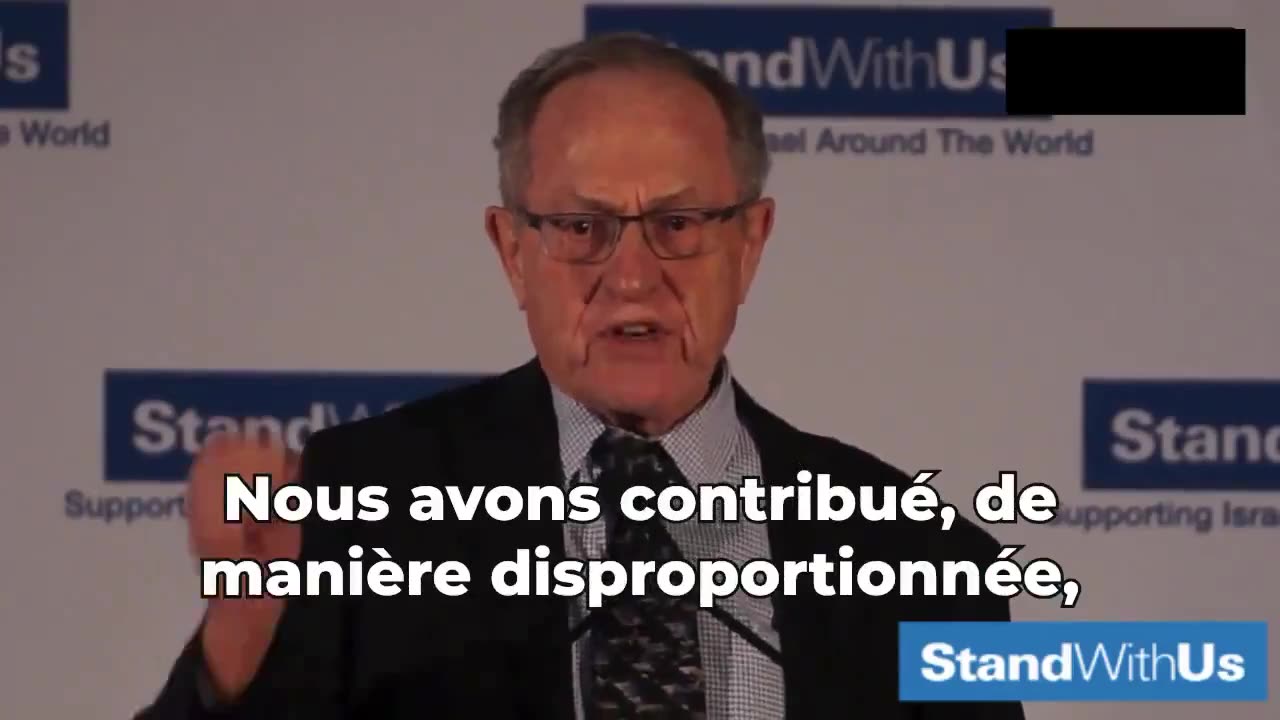 Alan Dershowitz: “Siamo potenti, ricchi e controlliamo i media, e come ebrei...