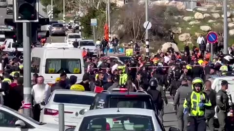 Car rams into Jerusalem-area bus stop, killing two