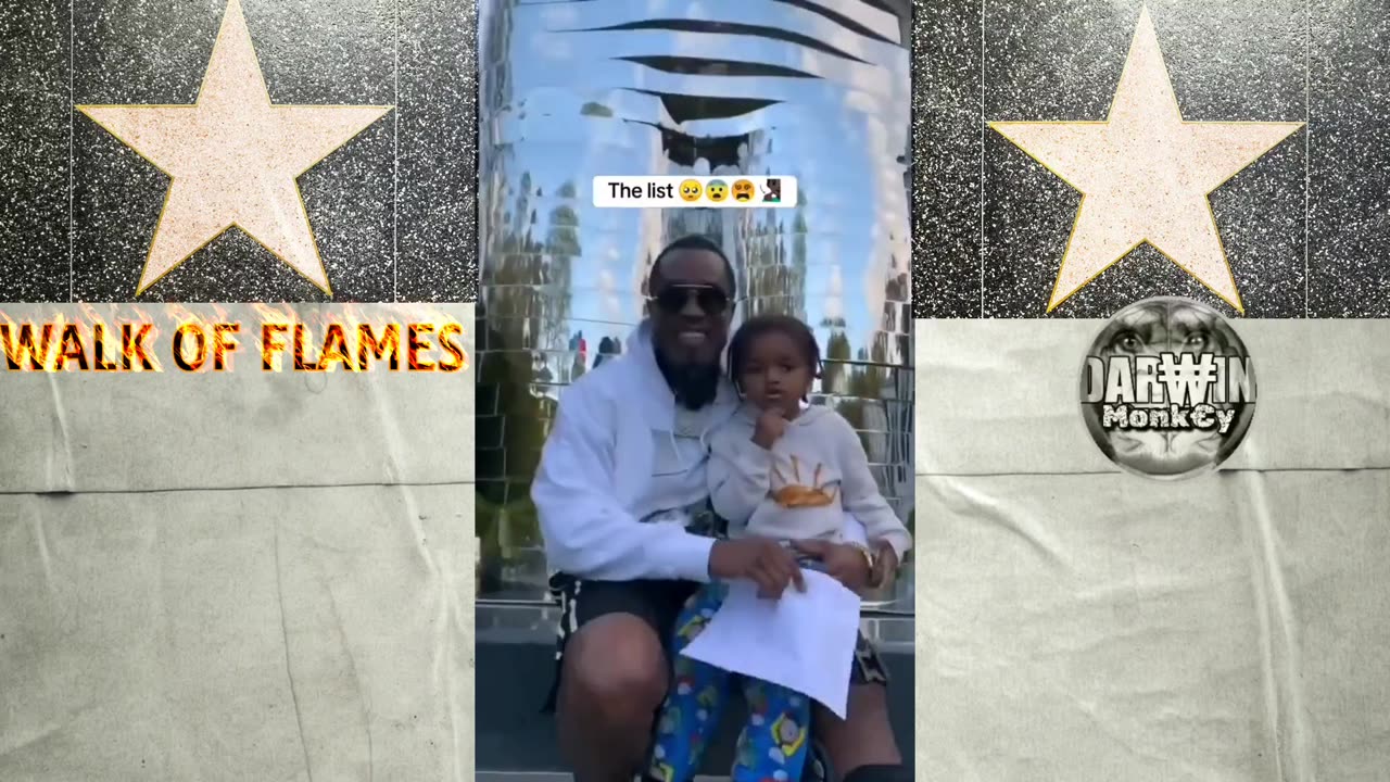 Walk of Fame ⭐️ Walk of Flames 🔥 La Liste de Diddy