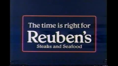 May 4, 1986 - Ad for Reuben's Steak & Seafood