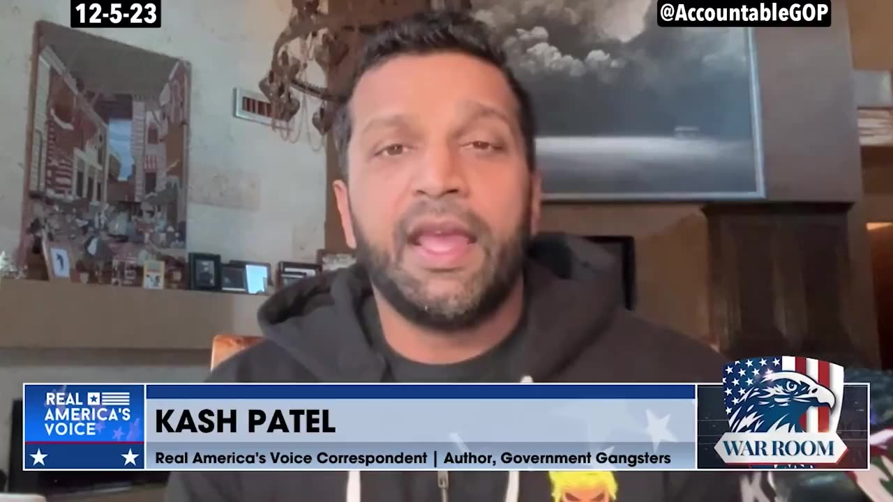 KASH PATEL CLIP IS GOING VIRAL, MEDIA FRIGHTENED.