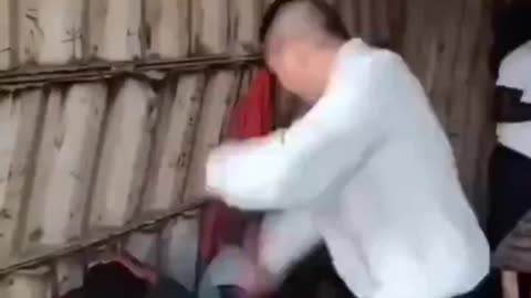 THIS CCP CHINESE DEVIL WAS FOUND DEAD A FEW DAYS AFTER THIS WAS FILMED