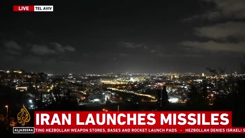 Iran launches missiles at Israel. !