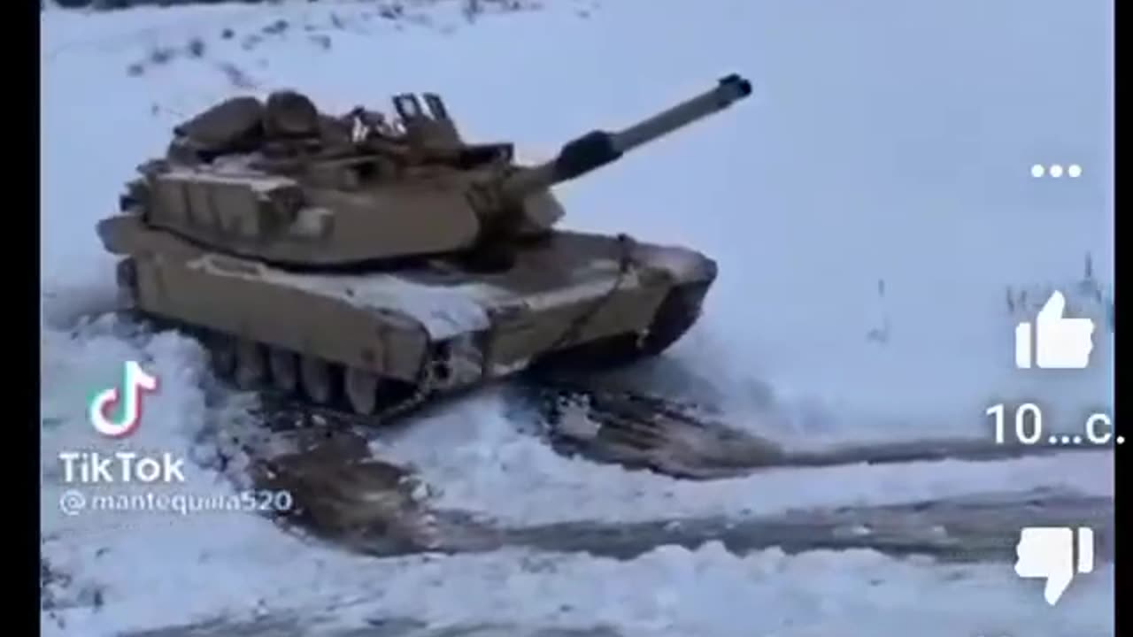 The Abraham Tanks fail in Ukraine when its snow