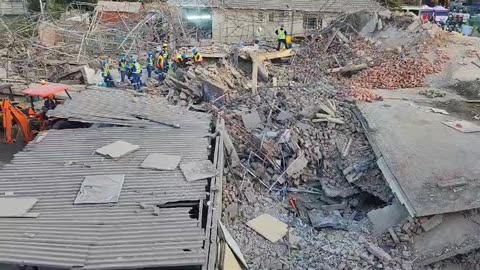 51 workers trapped as building collapses in George