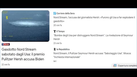 Gasdotto Nord Stream sabotato dagli USA- il premio Pulitzer Hersh accusa Biden