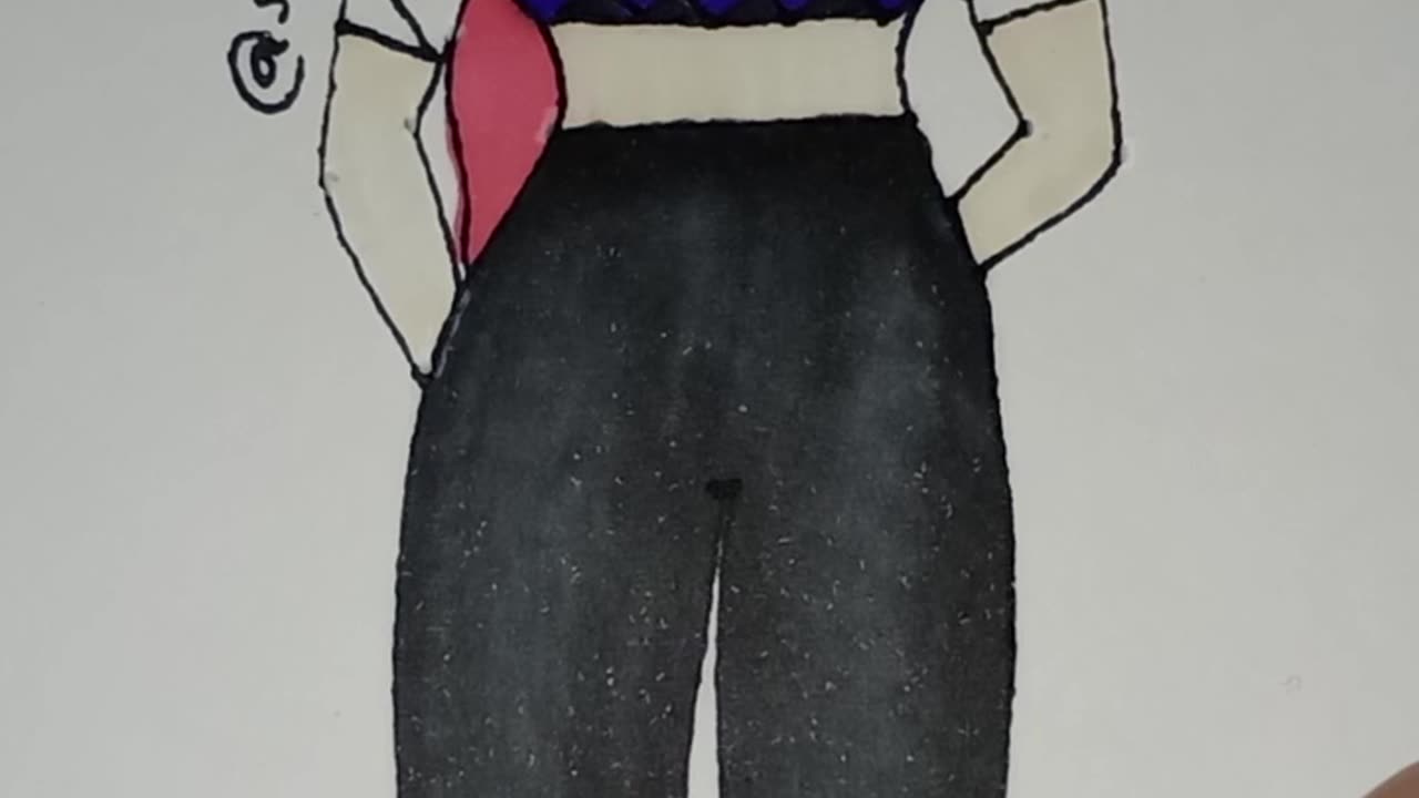 Enid Inspired Fashion Illustration ASMR 🔊