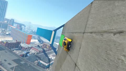 Crazy GTA 5 Stunt Race