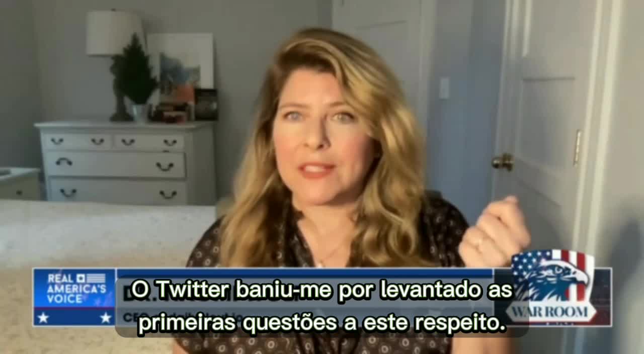 💉⚠️Dra. Naomi Wolf - OS MEDIA ESTÃO CALADOS PORQUE SÃO CÚMPLICES NESTE CRIME CONTRA A HUMANIDADE ⚠️💉