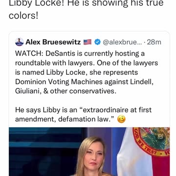 DeSantis hosting Dominion lawyer Libby Locke??? Can someone explain this???