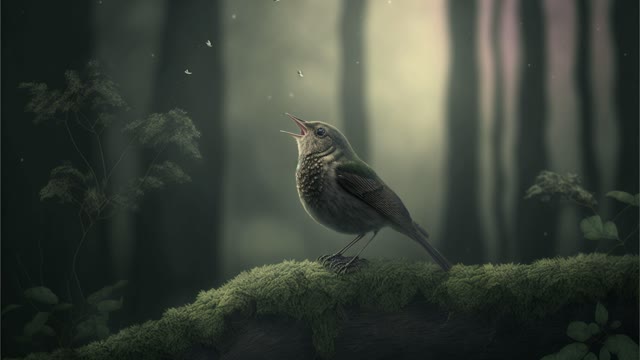 Harmony of the Woods: Nightingale's Lullaby