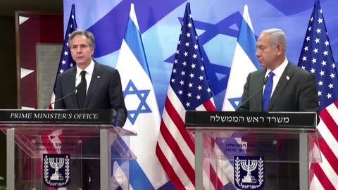 Blinken in Israel calls for calm, backs 'vision of two states'