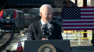 Biden Repeats Debunked Amtrak Story