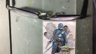 Topps Star Wars The Mandalorian Artist Proof Sketch card