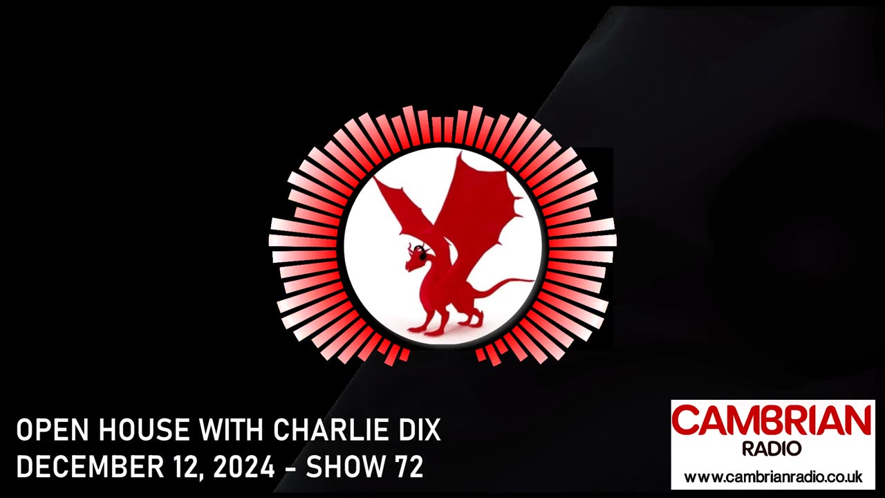 Open House With Charlie Dix for Cambrian Radio - Show #72