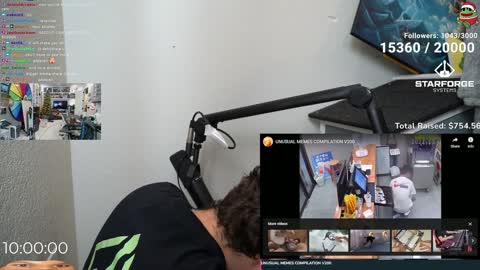 Mizkif says he's starring at wall until twitch unbans brucedropemoff