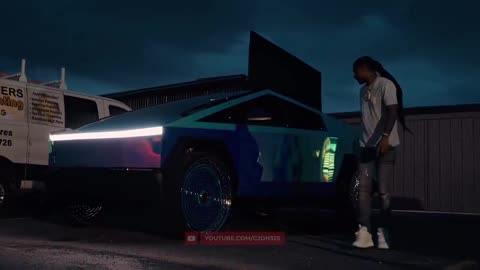 This Cybertruck goes hard, if you like being flashy