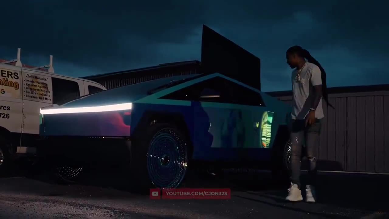 This Cybertruck goes hard, if you like being flashy