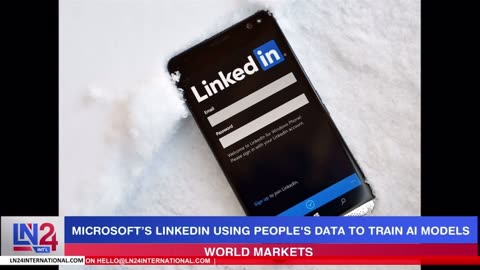 Microsoft’s LinkedIn using people’s data to train AI models.