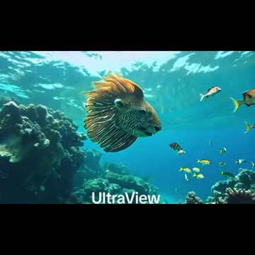 Fish with a lion head