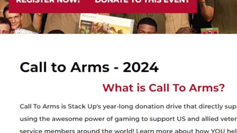 Gamers UNITE for #GivingTuesday to Support Veterans #StackUp #SupportVeterans