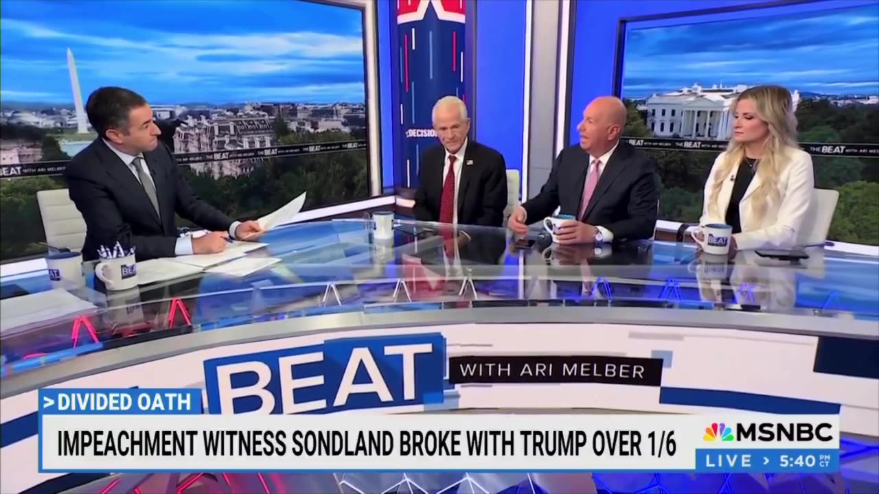 💥 Never-Trumper Gordon Sondland Flips To Donald Trump Live & MSDNC Has A Panic Attack