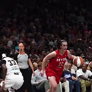 Watch Caitlin Clark's behind-the-back pass, slo-mo edition!