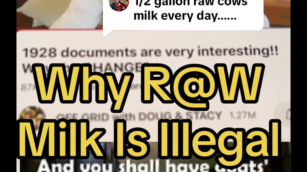 Why Raw Milk is Illegal