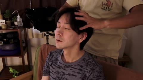 ASMR Japanese HeadSpa Massage Sounds | No Talking