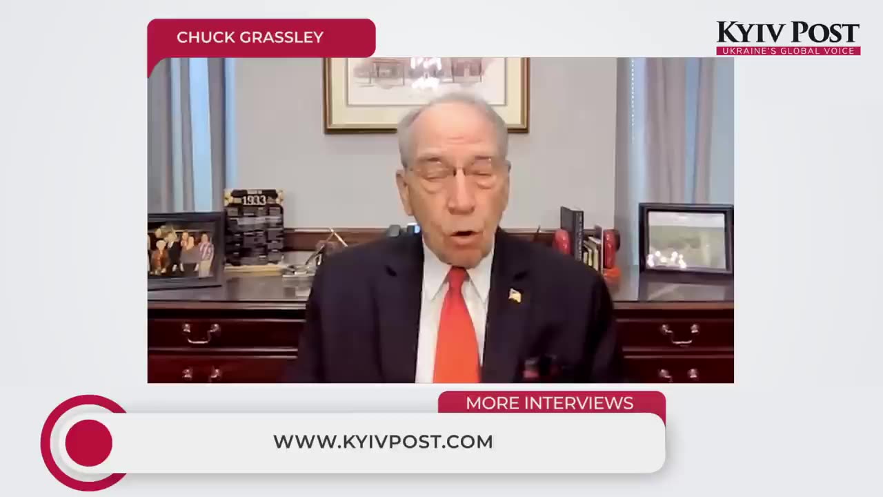 Chuck Grassley: To Ukrainian Christians; I condemn the Russian Orthodox Church support of Putin