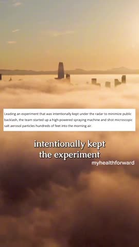 Scientists Carried Out It’s First Ever Solar Geoengineering Cloud Brightening Experiment