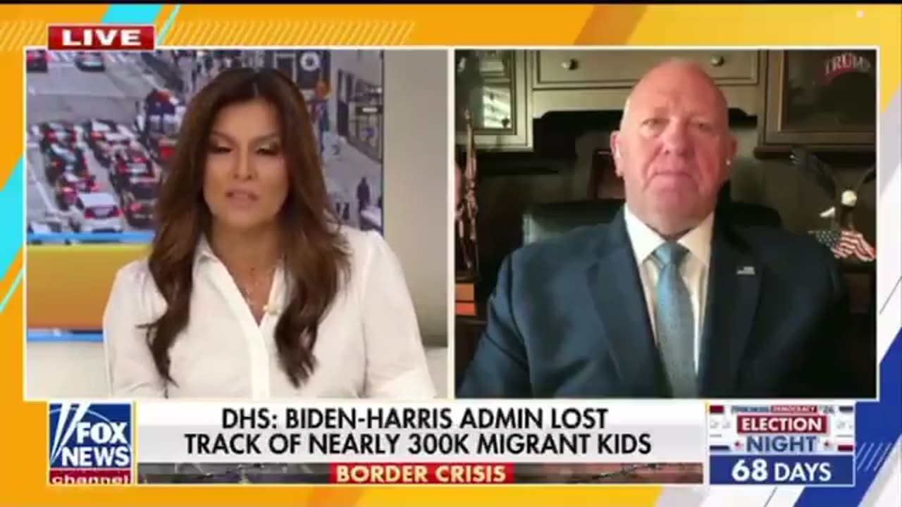 300,000 missing children under Border Czar Kamala and no letter from Laura Bush or Big Mike...