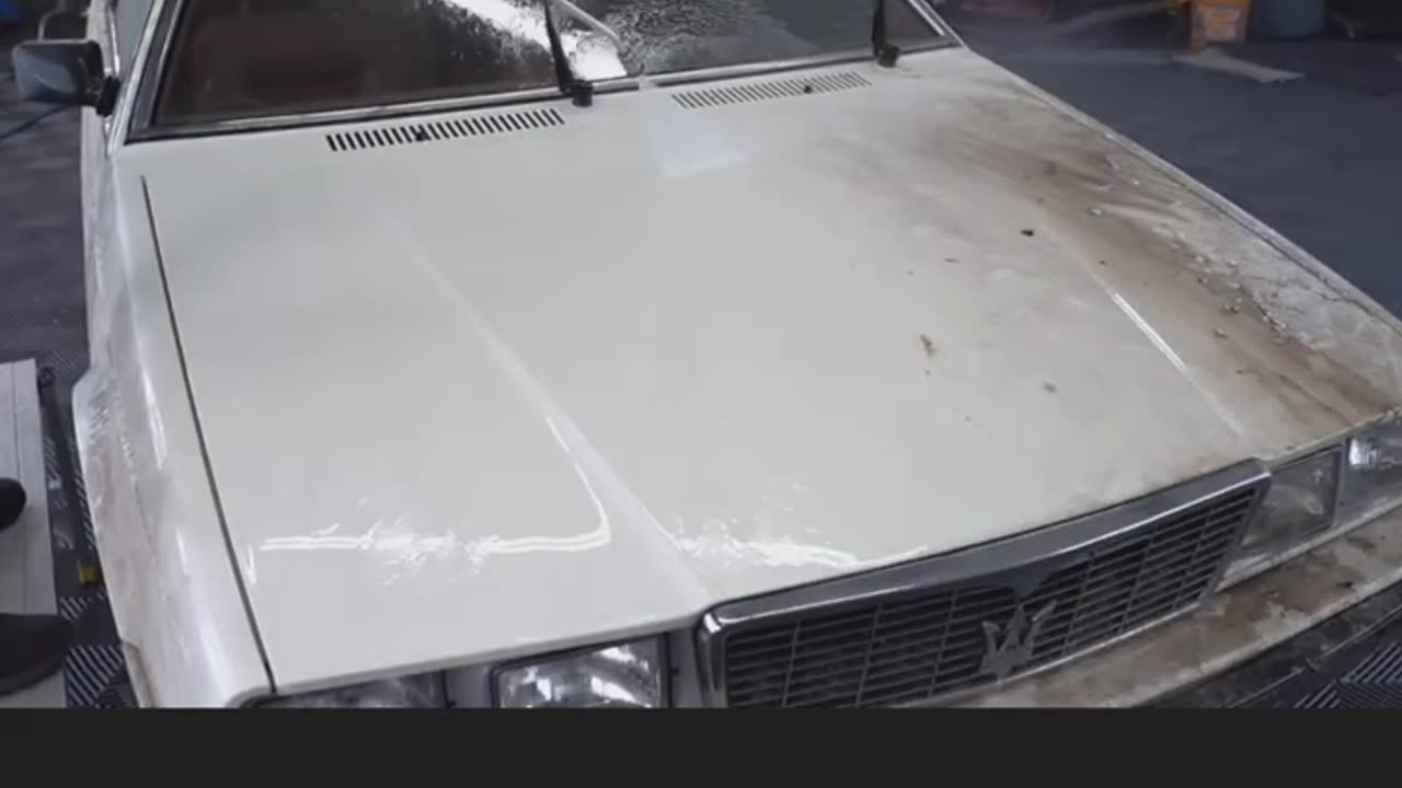 30 Year Old Plymouth Car Deep Wash