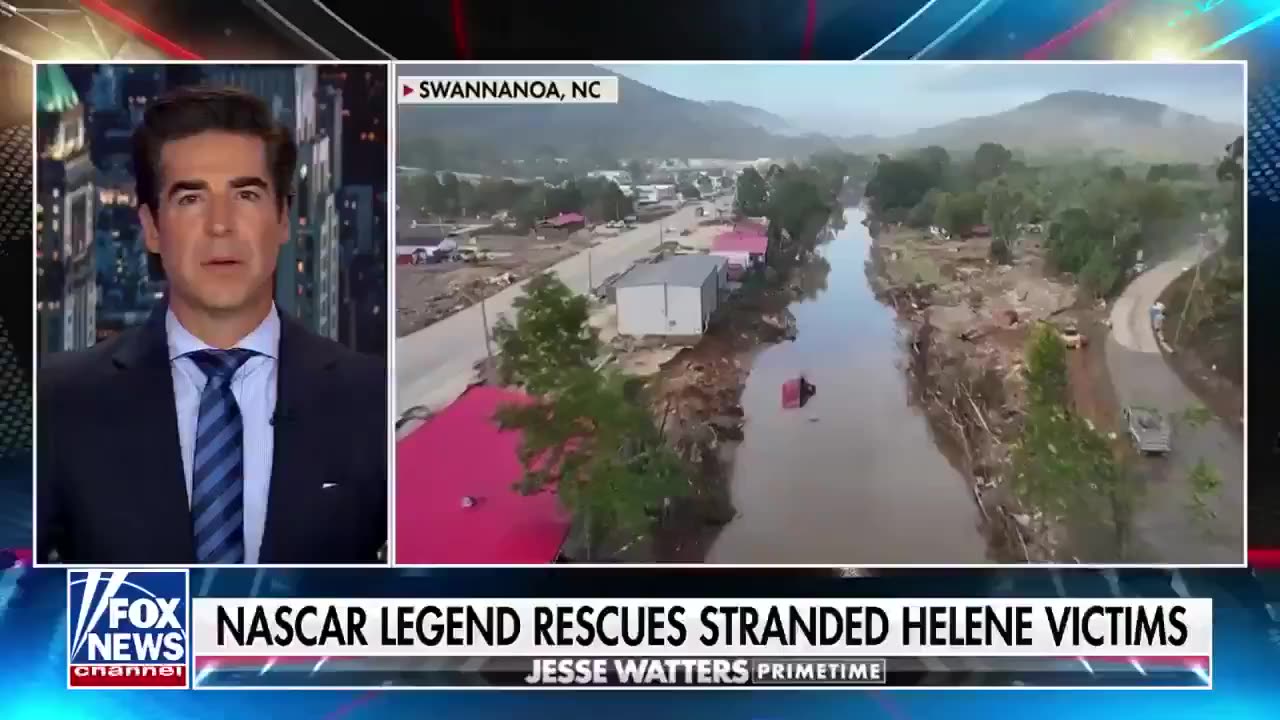 Greg Biffle has been flying over Hurricane Helene’s warpath and saving lives.