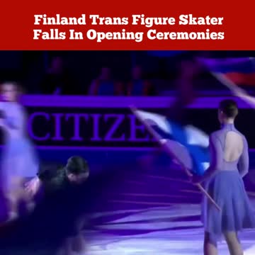 Finland trans figure skater falls in opening ceremonies