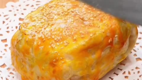 Hand-pulled pancake sandwich
