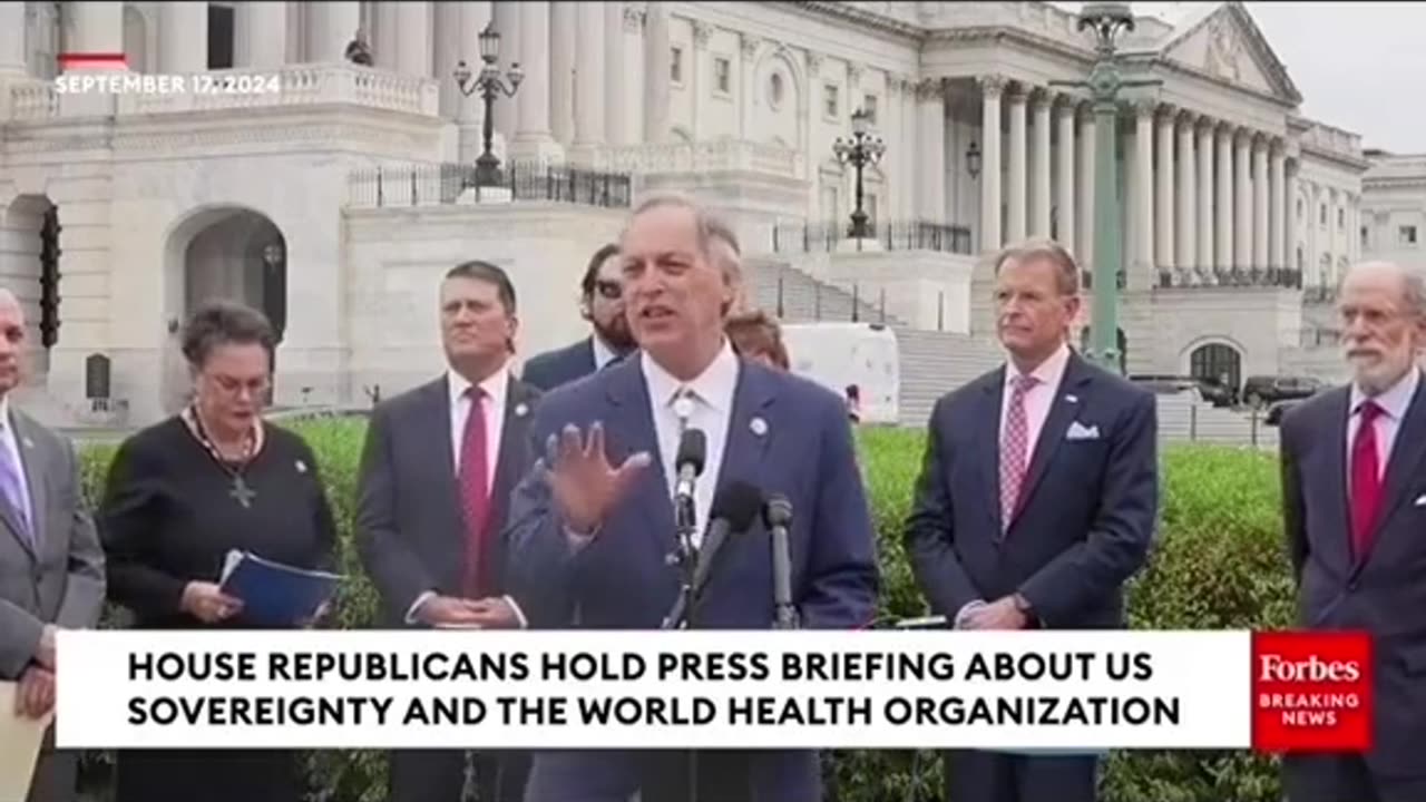 House Republicans Rally Against -The UN & World Health Organisation to protect American Sovereignty