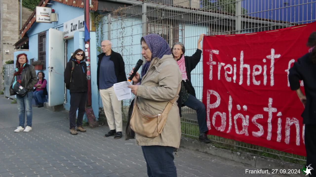 2. Rede im Frankfurter Osthafen am27.9.24