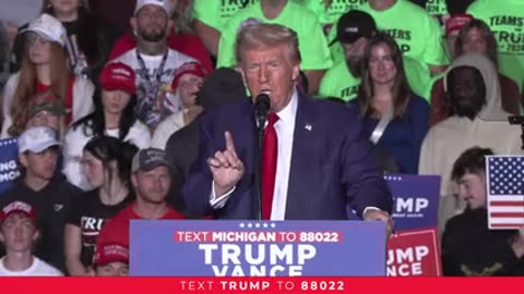 LIVE- President Trump in Saginaw