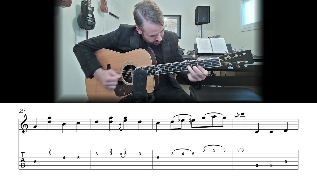 Roll in My Sweet Baby's Arms - Bluegrass Carter Style Flatpicking Guitar Lesson (Sheet Music + TAB)