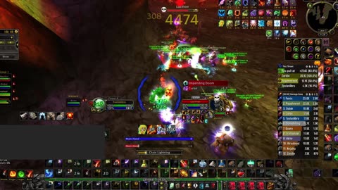 Lucifron WoW classic SoD Ele Shaman Molten Core boss fight - Gameplay – 2500 dps. Gearscore 1010