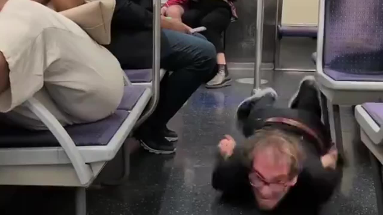 Content Creators are Really Crazy People He Scared the Sh*t out of People on the Train